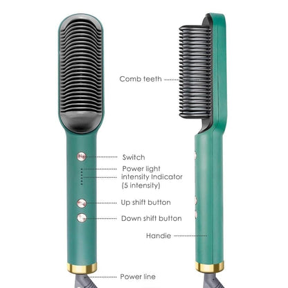 Ceramic Hair Straightener with Adjustable Temperature & Fast Heat Technology