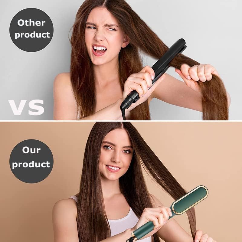 Ceramic Hair Straightener with Adjustable Temperature & Fast Heat Technology