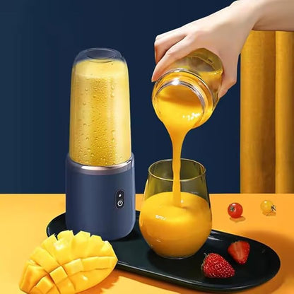 Wireless Portable Juicer Blender – 400ml USB Rechargeable