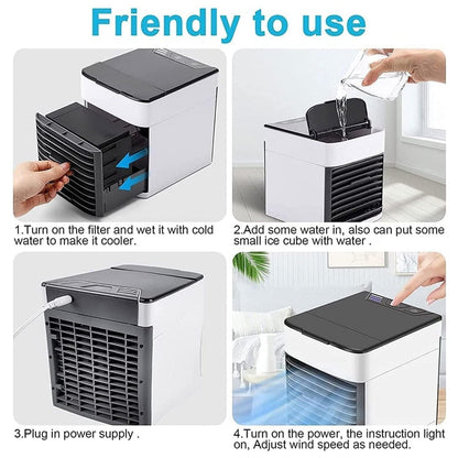 Portable Mini Air Cooler USB Personal Cooling Fan with Water Tank